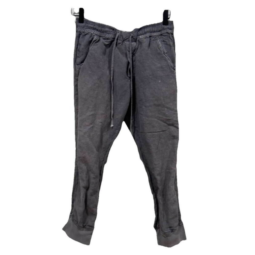 NSF Clothing Womens Small S‎ Linen Blend High Rise Jogger Pant (needs Steaming)